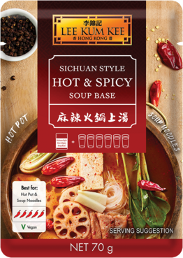 LEE KUM KEE Sichuan Style Hot & Spicy Suppengrundlage 70 g