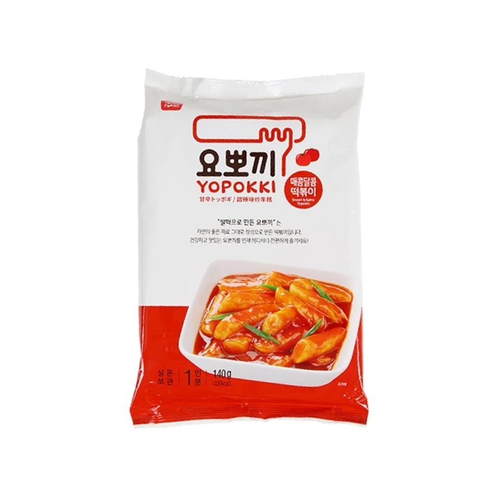 YPFOOD YOPOKKI Instant Tteokbokki Sweet & Spicy, im Beutel 140g