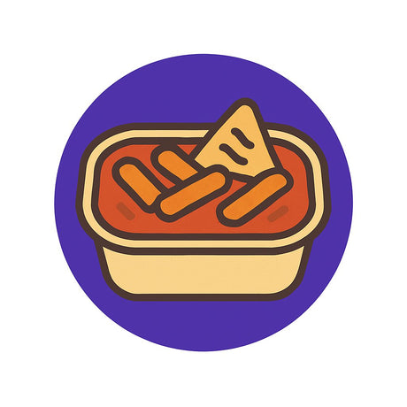 Teilfertige Tteokbokki