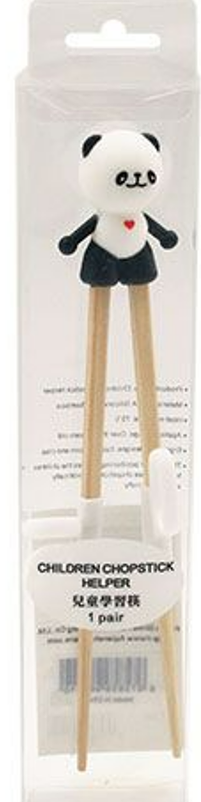 SHINE FARM Chopsticks Children with Silicon Helper_Panda