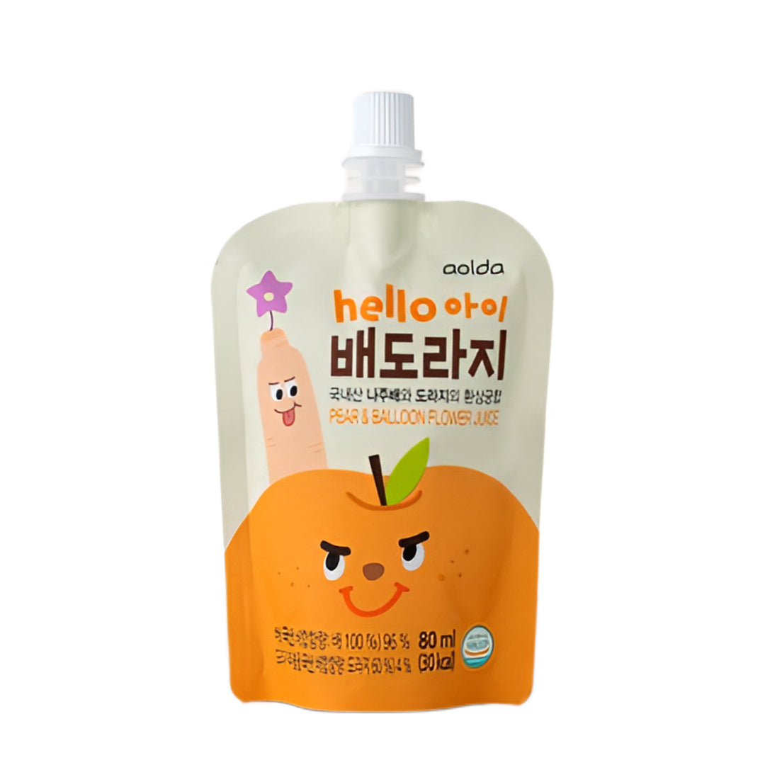 GOLDENHILL Hallo Kindersaft, Birne & Ballonblume 80ml