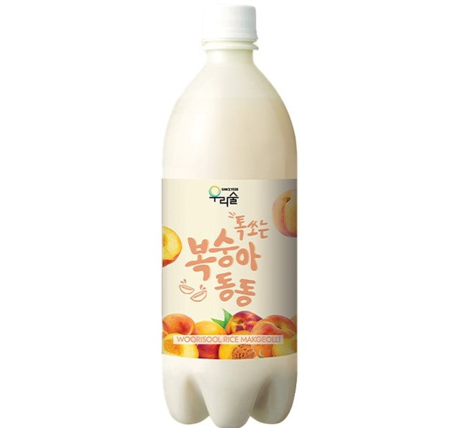 WOORISOOL Pfirsich Makgeolli 3% mit Pfand 750ml