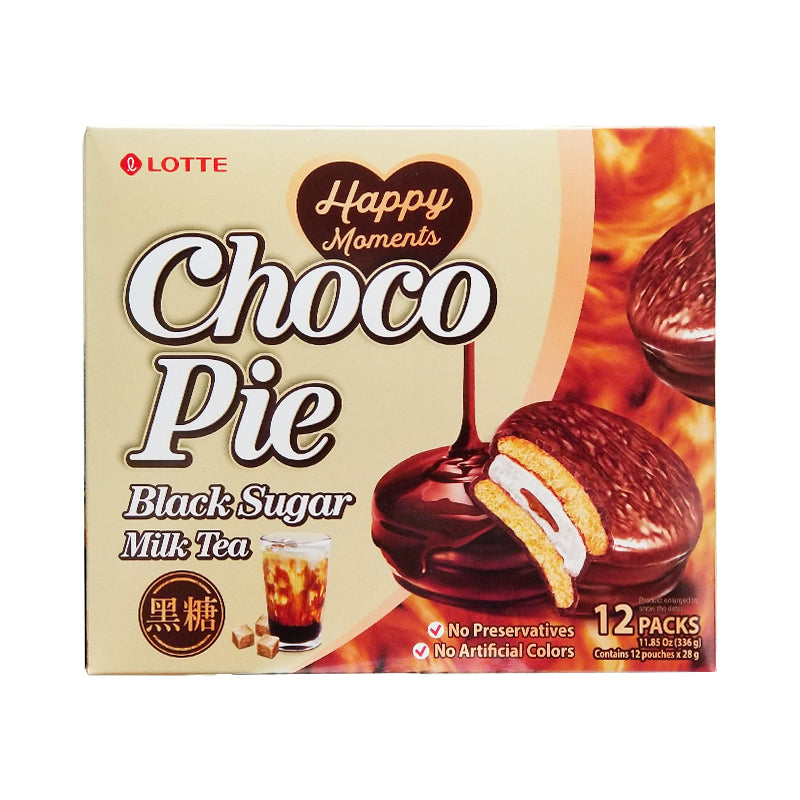 LOTTE Chocopie Schwarzer Zucker 28g x 12