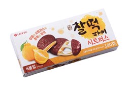 LOTTE Chaltteok Pie Citrus 30g x 6