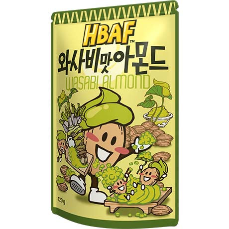 HBAF Almond with Wasabi 120g