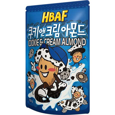 HBAF 오레오맛 아몬드 120g
