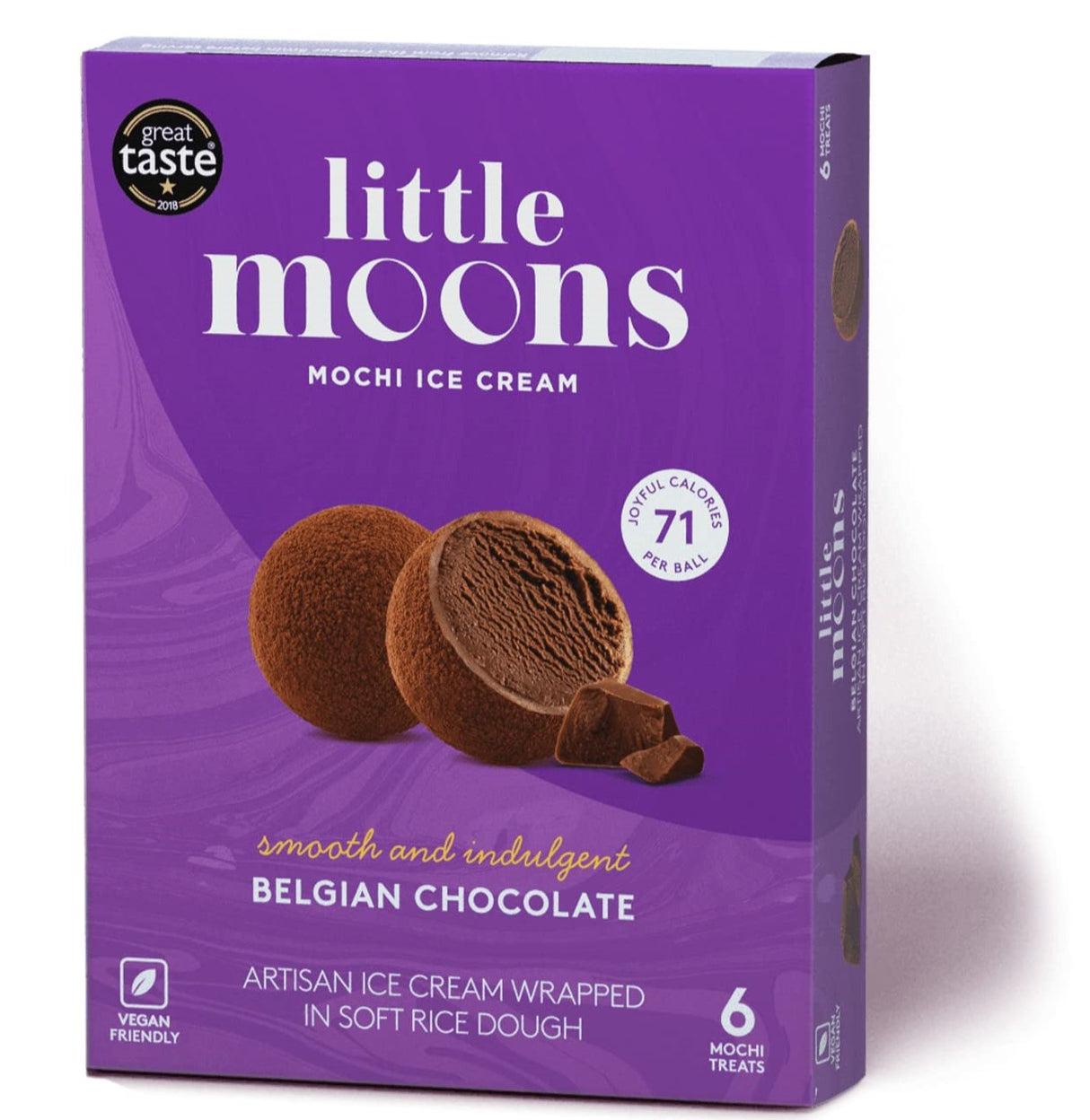 LITTLE MOONS Eis Mochi, Belgische Schokolade 192g