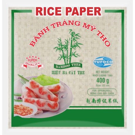 BAMBOO TREE Rice Paper Summer Roll Square 22 cm 400g