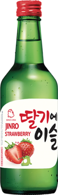 JINRO Soju Chamisul Erdbeer 13% 350ml