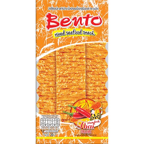 BENTO Namprik Squid Snack 20g