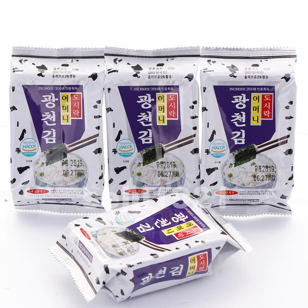 GWANGCHEON Eomeonigim Gerösteter Seetang, geschnitten 40g (4g x 10)