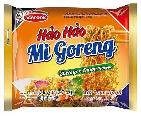 ACECOOK Instant Noodles Shrimp and Onion HH 76g