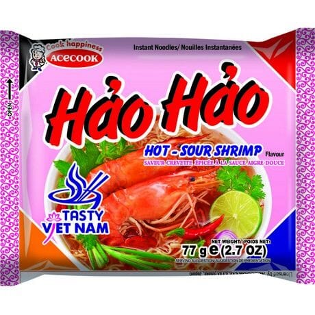 ACECOOK Instantnudeln Garnelen Hot & Sour 77g