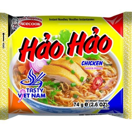 ACECOOK 라면, 치킨 맛 74g