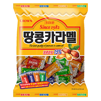 CROWN 땅콩 카라멜 120g