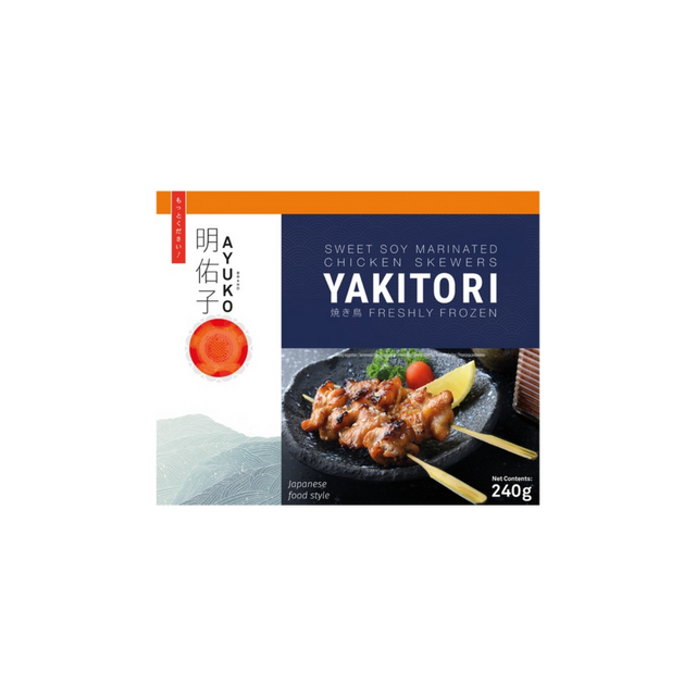 AYUKO Yakitori Süße Soja Hühnchenspieße 240g