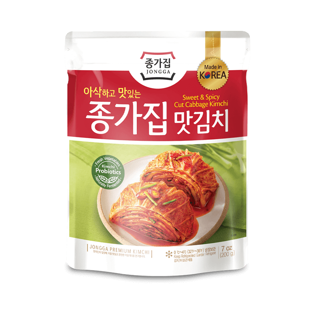 JONGGA Mat Kimchi in Packung 200g