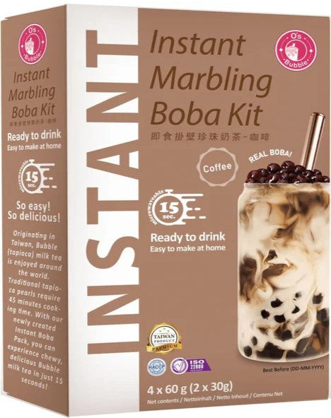 O's bubble Instant Boba Coffee 240g
