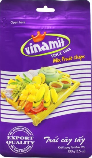 VINAMIT 혼합 과일 칩 100g