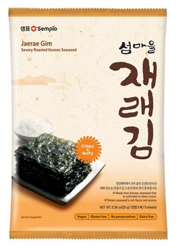 SEMPIO Gerösteter Seetang Jerae Gim 80g (20g x 4)