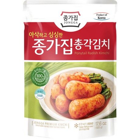 JONGGA Rettich Kimchi, Chonggak 500g