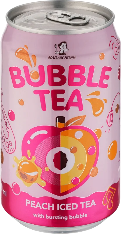MADAM HONG Bubble Tea Pfirsisch Eistee 330ml