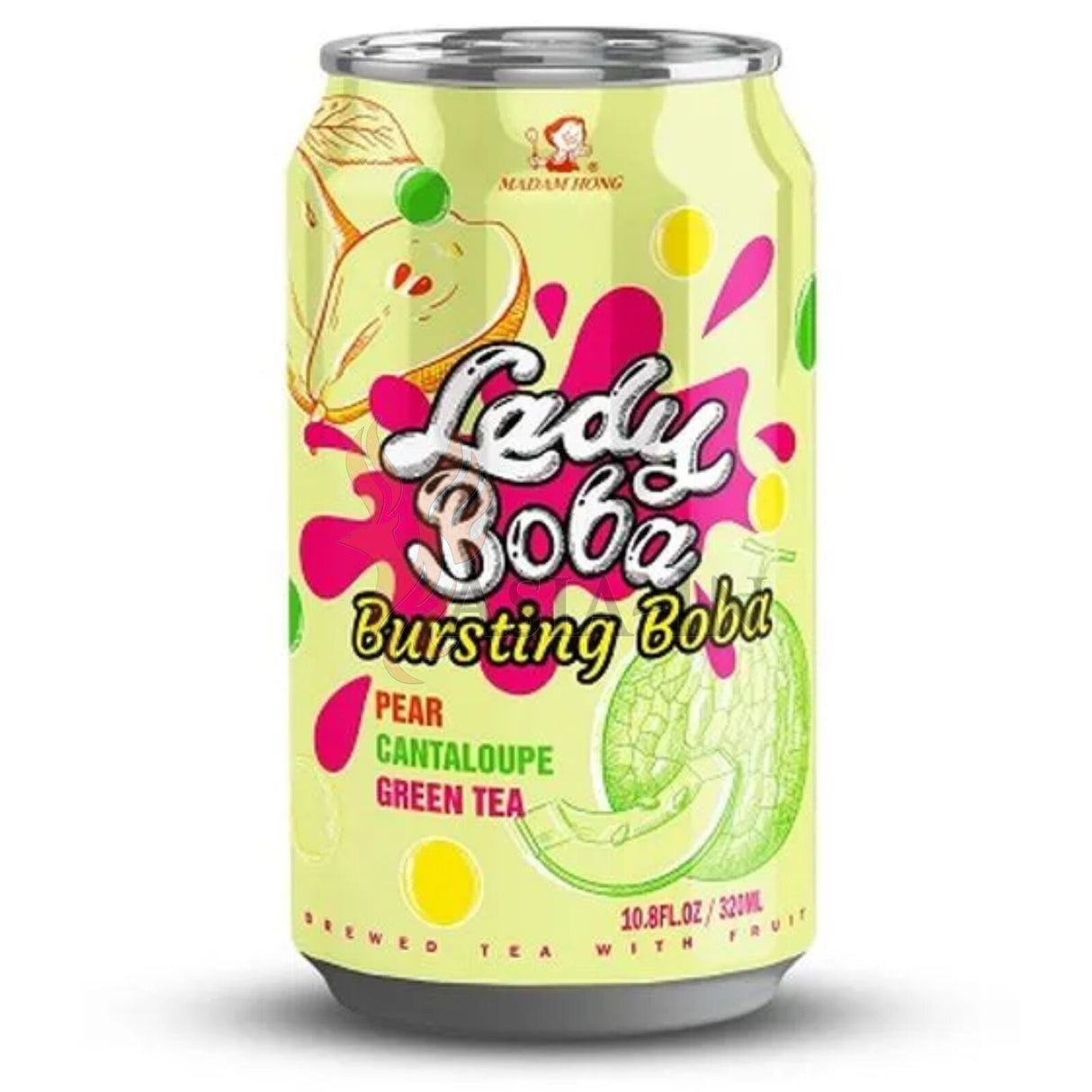 MADAM HONG Lady Boba Bursting Birne, Melone, Grüntee 330ml