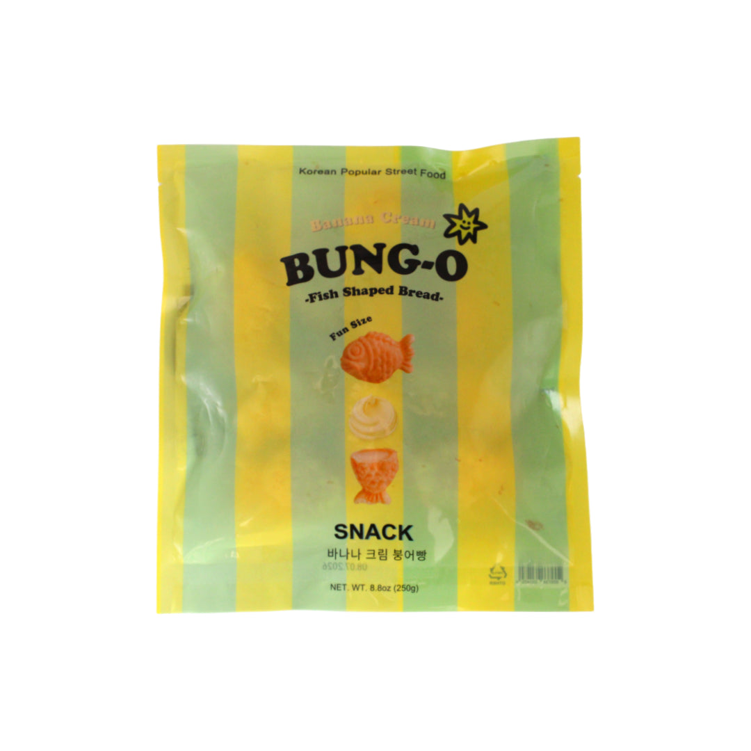 Grocery F&B Bung-O Bananencreme Süßgebäck Fischform 250g