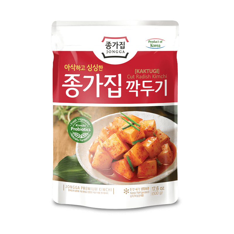 JONGGA Rettichwürfel Kimchi, Kkakdugi 500g