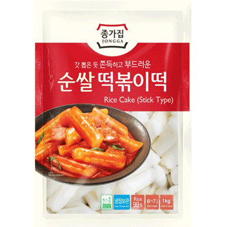 JONGGA Reiskuchen für Tteokbokki 500g