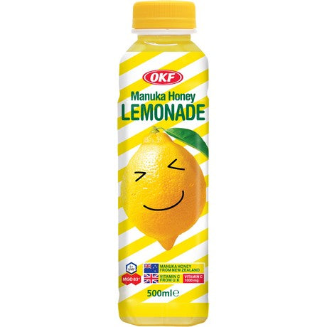 OKF Aloe Vera Getränk Manuka Honig-Limonade mit Pfand 500ml – Kocket
