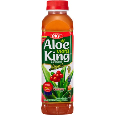 OKF Aloe Vera Getränk Cranberry mit Pfand 500ml
