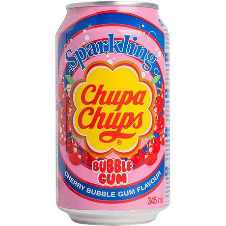 ChupaChups Soda Spritzige Kirsch & Bubble Gum mit Pfand 345ml