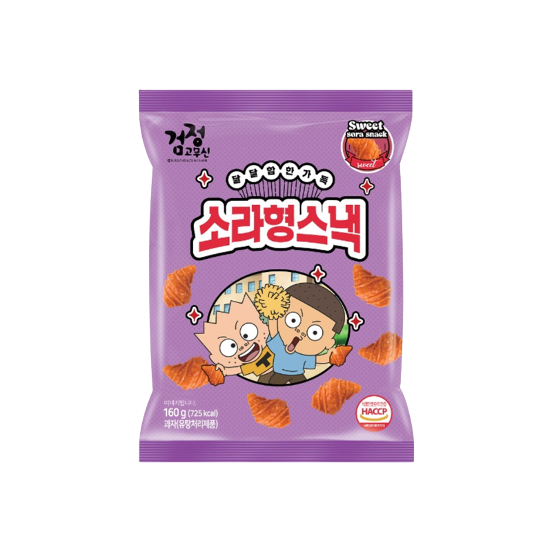 SEOUL JEGEWA Geomjeonggomushin Sorahyung Snack 160g