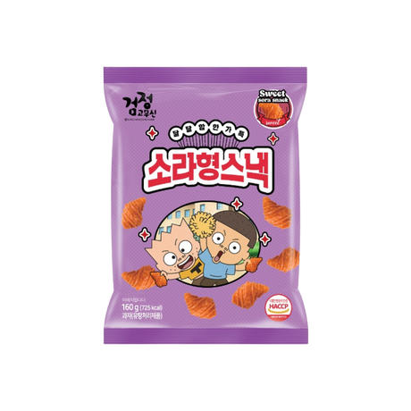 SEOUL JEGEWA Geomjeonggomushin Sorahyung Snack 160g