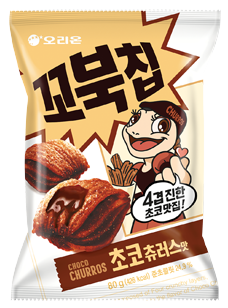 ORION Kkobuk Chips Schoko Churrosgeschmack 80g