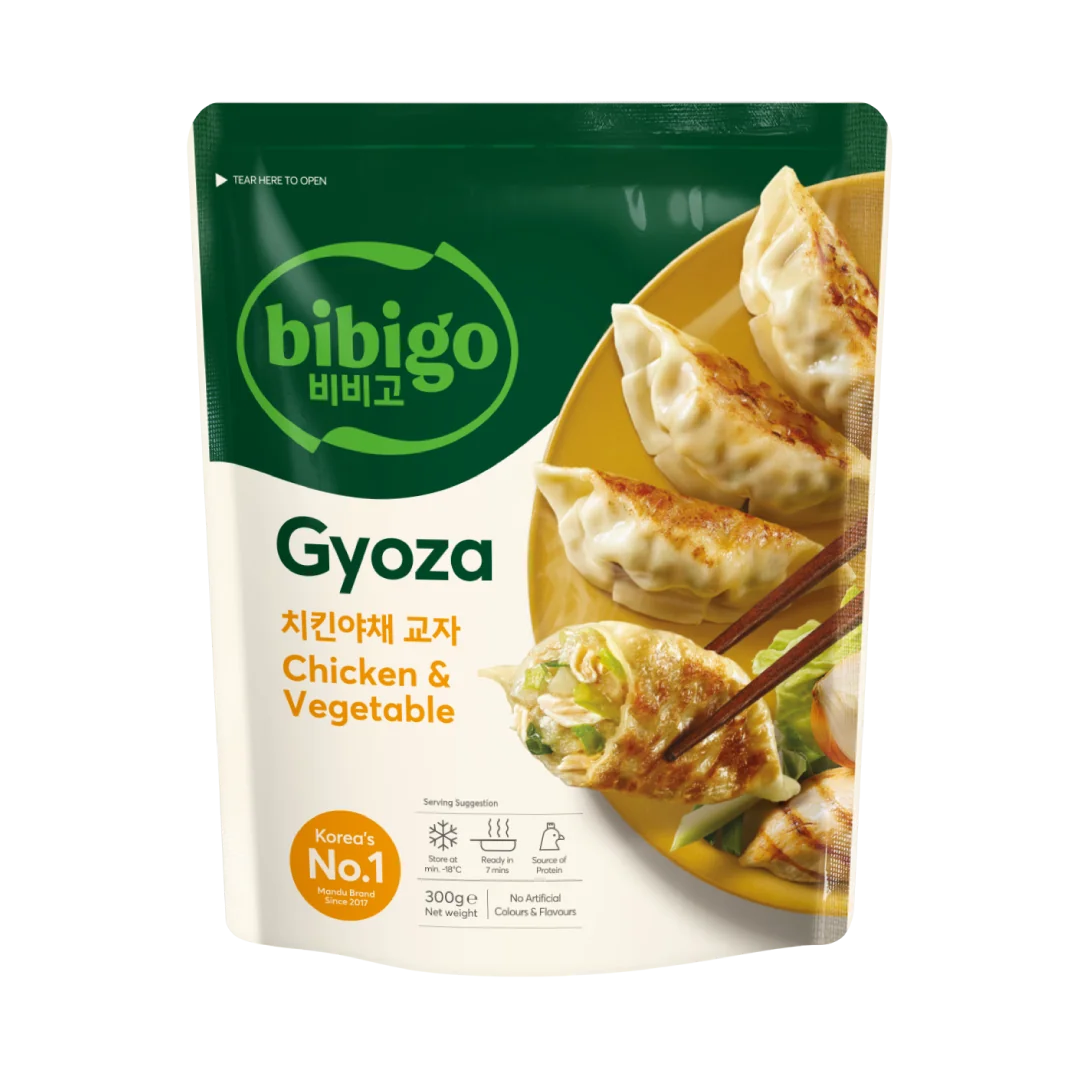 BIBIGO 치킨 야채 교자 만두 300g