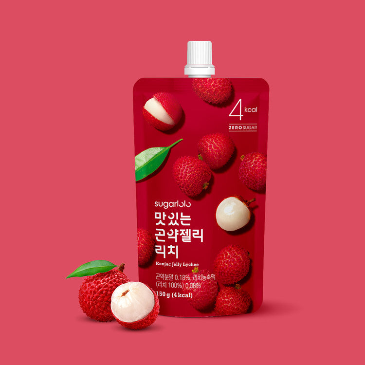 SUGAROLO Delicious Konjac Jelly Lychee Flavor 150g