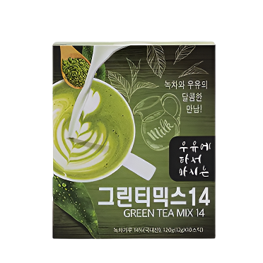 HANGUKTEE Grüner Tee Mix Sticks 12g x 10