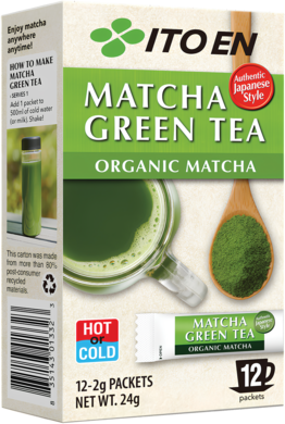 ITO EN Bio Matcha Grüntee Sticks, im Sachet 24g