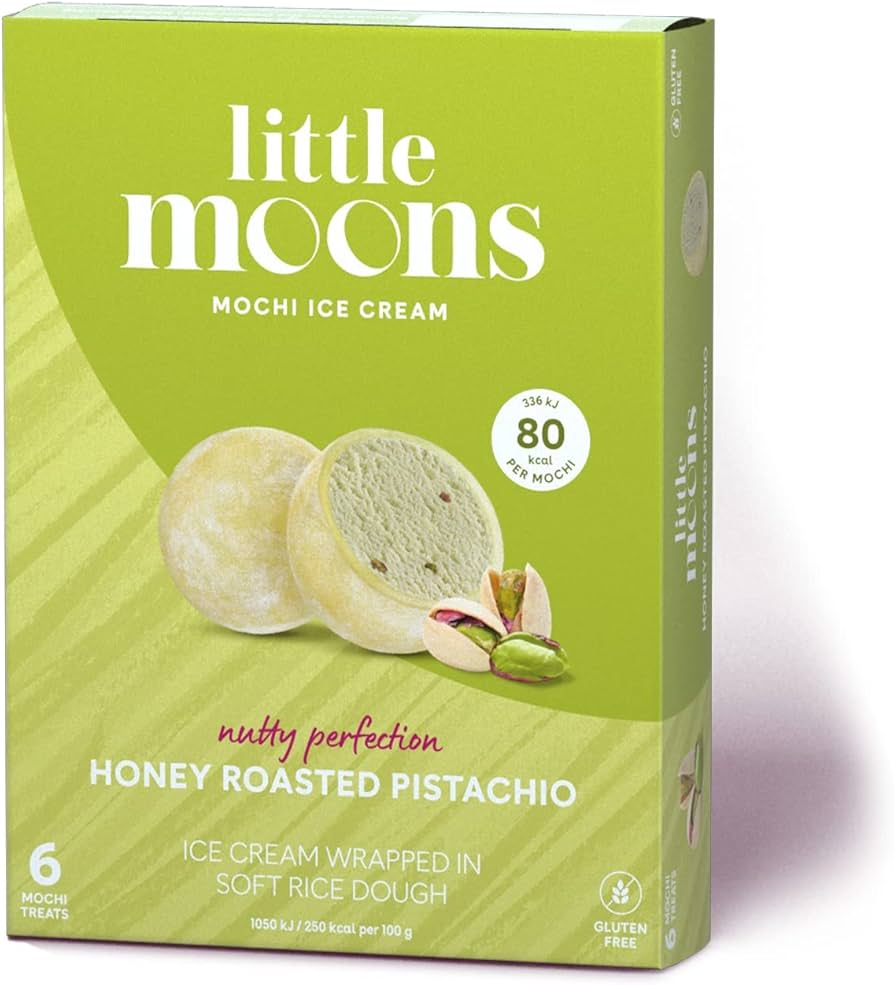 LITTLE MOONS Eis Mochi, Pistazie 192g