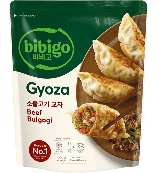 BIBIGO Rindfleisch Bulgogi & Gemüse Gyoza Mandu 300g