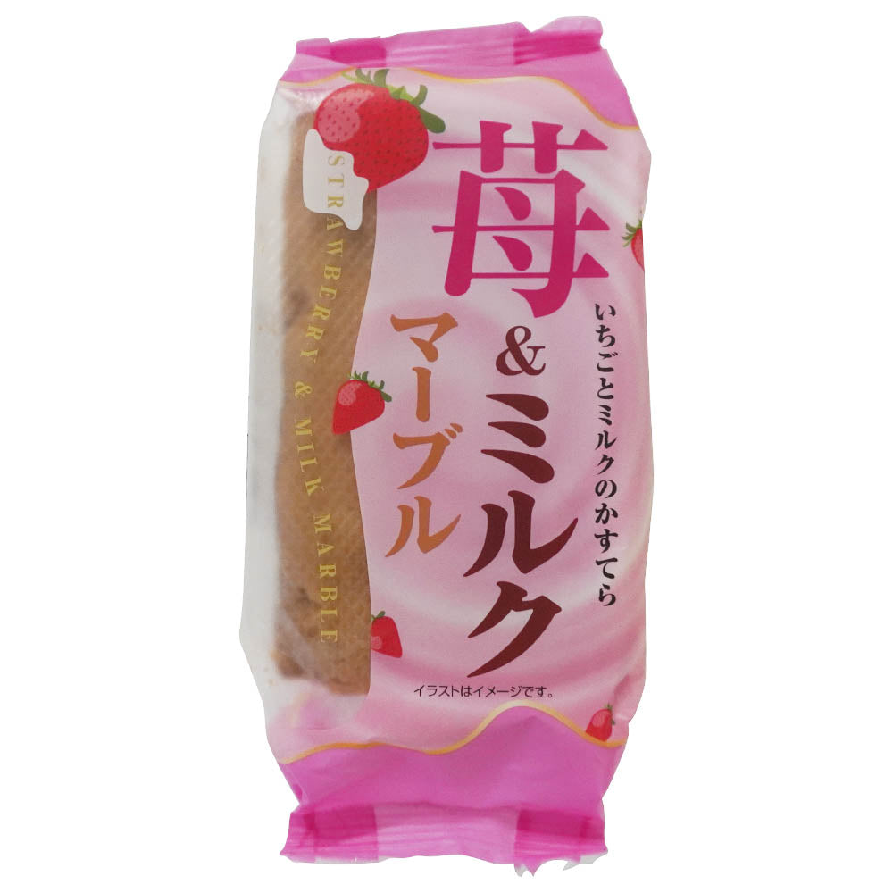 SWEET FACTORY Castella Kuchen, Weiße Erdbeere 90g
