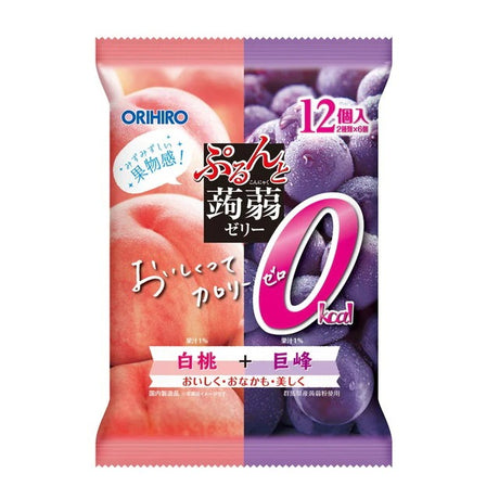 ORIHIRO Pfirsich & Grüne Trauben Konjak Jelly 240g