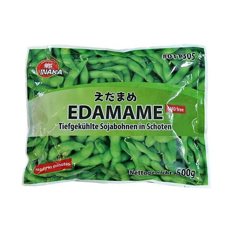 INAKA Edamame mit Schale, ungesalzen 500g