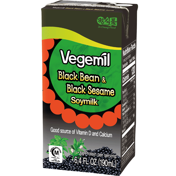 CHUNG’S FOOD Vegemil Sojamilch mit schwarze sesame 190ml