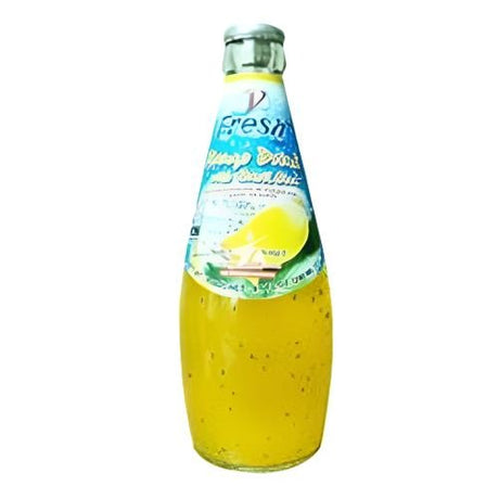 V-FRESH Mangosaft mit Basilikumsamen 290ml