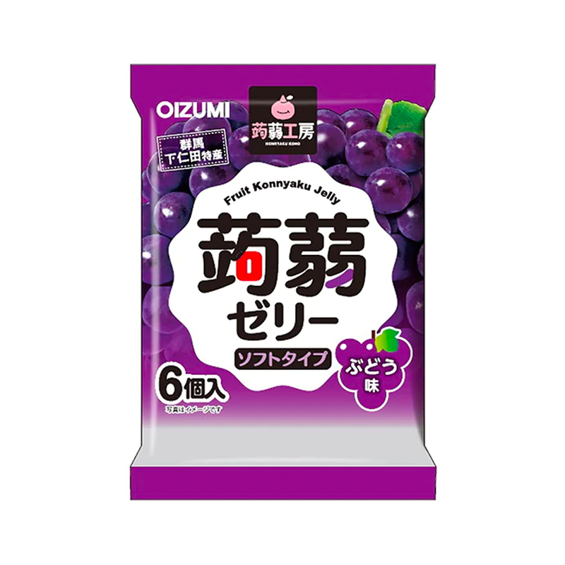 OIZUMI Konjak-Gelee, Trauben 108g