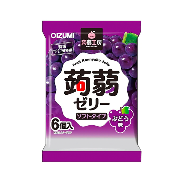 OIZUMI Konjak-Gelee, Trauben 108g