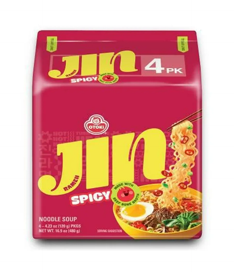 OTTOGI Jin Ramen scharf, BTS Version 120g
